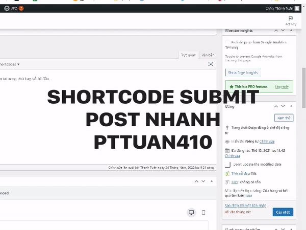 Thêm Phím Tắt Submit Nhanh Bài Viết